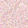 Pink seamless diagonal square pattern background design - vector graphic Royalty Free Stock Photo