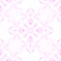 Pink seamless pattern. Appealing delicate soap bubbles. Lace hand drawn textile ornament. Kaleidosco