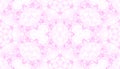 Pink seamless pattern. Astonishing delicate soap bubbles. Lace hand drawn textile ornament. Kaleidos