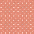 Pink seamless pattern star cosmos, decorative background Royalty Free Stock Photo