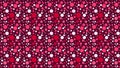 Pink Seamless Scattered Dots Pattern Illustration