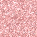 Pink seamless shimmer pattern with shiny stars. Sparkle glitter background. Glittering sequins wall. Royalty Free Stock Photo