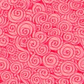 Pink seamless wave pattern.