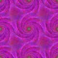 Pink Seamless Wired Fractal Spiral Background