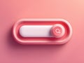 pink search button with rounded edges Royalty Free Stock Photo