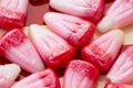 Pink seasonal candy corn Royalty Free Stock Photo