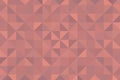 Pink segmented background. Triangular pixelation. Color texture