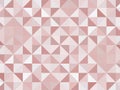 Pink segmented background. Triangular pixelation. Color texture