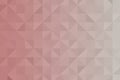 Pink segmented background. Triangular pixelation. Color texture