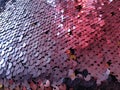 Pink sequins pattern texture fashion background. Embellishments on fabric