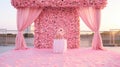 Pink Serenity Garden Wedding