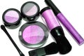 Pink set for make-up Royalty Free Stock Photo