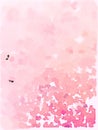 Pink shabby grungy distressed watercolor painted texture