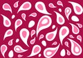 Pink shade paisley wallpaper background