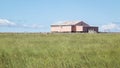 Pink shed in the Australian outback Royalty Free Stock Photo