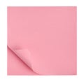 Pink sheet of paper on white isolated background, sticky note Royalty Free Stock Photo