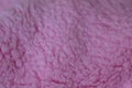 pink sherpa plush cloth textured