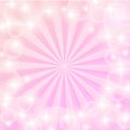 Pink shiny backgrounds for design. Abstract retro vintage background of the shining sun rays. Sun. Love. Sunburst Royalty Free Stock Photo