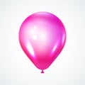 Pink shiny ballon