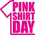 Pink shirt day anti-bullying graphic