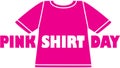 Pink shirt day logo