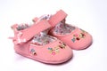 pink shoes for baby Royalty Free Stock Photo