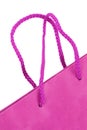 Pink shopping bag Royalty Free Stock Photo