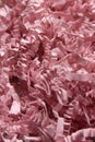 Pink shredded craft paper