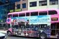 Pink sight-seeing bus in Halifax, Canada Royalty Free Stock Photo