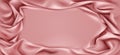 Pink silk draped fabric background with glittering Royalty Free Stock Photo