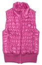 Pink ski vest