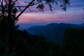 Pink Skies Dawn Over Blue Ridge Mountains Royalty Free Stock Photo