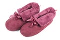 Pink slippers Royalty Free Stock Photo