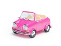 Pink small car