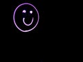 Pink Smilie Face Light Art