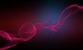 Pink smoke isolated special effect. with cloudiness, mist or smog background. Royalty Free Stock Photo