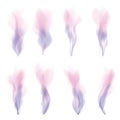 Pink smoke strokes background. Vector version Royalty Free Stock Photo