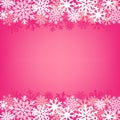 Pink snow background