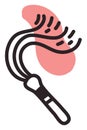 Pink spank, icon Royalty Free Stock Photo