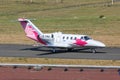 Pink Sparrow Cessna 525 CitationJet 1 airplane Dortmund Airport in Germany