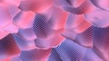 Pink spheres abstract background 3D render Royalty Free Stock Photo