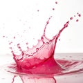 Pink Splash Royalty Free Stock Photo