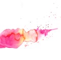 Pink splatters