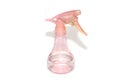 Pink spray bottle Royalty Free Stock Photo