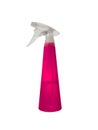 Pink spray bottle. studio photography of spray multipurpose cleaner Royalty Free Stock Photo