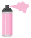 Pink spray paint, icon