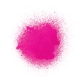 Pink spray paint on white background Royalty Free Stock Photo