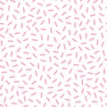 Pink sprinkle seamless pattern