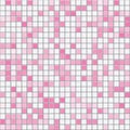 Pink square tiles seamless vector texture