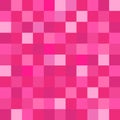 Pink Squares pixels geometric wallpaper background Royalty Free Stock Photo